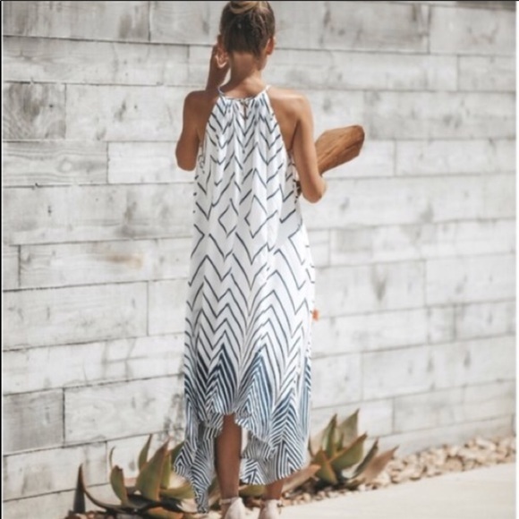 NWOT VICI Geo Printed Handkerchief Dress - Picture 3 of 6